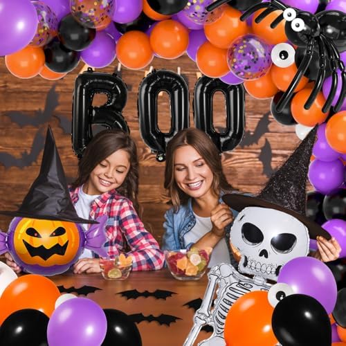 Garma Halloween Balloons Garland Arch Kit 129pcs
