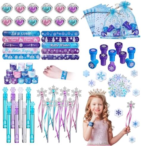Vanblue Frozen Party Favors 122Pcs Set