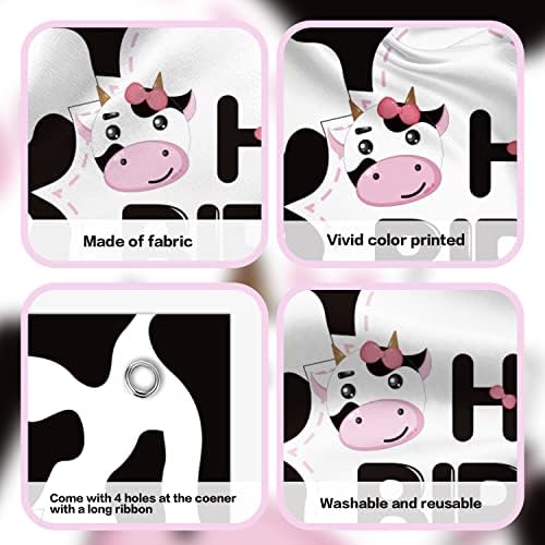 220 Pack Cow Print Party Supplies Farm Birthday Decorations