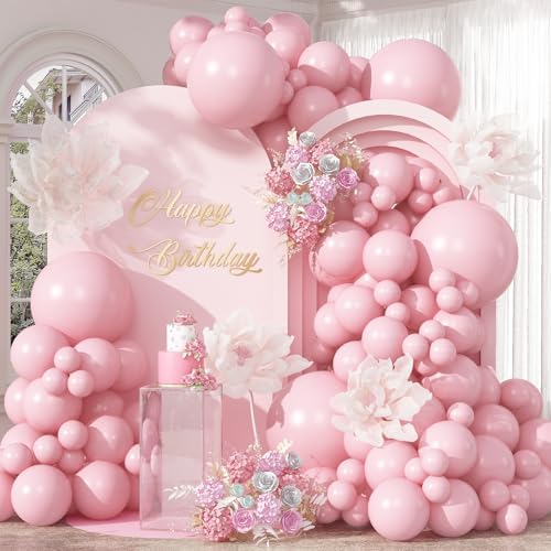 Light Pink Balloons Arch Garland 103pcs Pastel Balloon Decor Kit