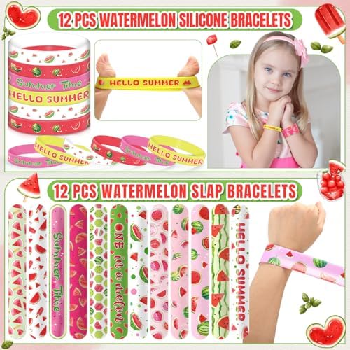Tondiamo 122 Pcs Watermelon Party Favors Bulk Set