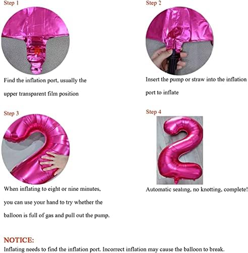 Sweet 18 Pink Balloons 40 Inch for 18th Birthday Party Decorations