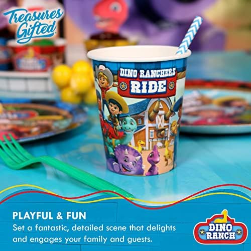 Treasures Gifted Dino Ranch Cups 8 Count