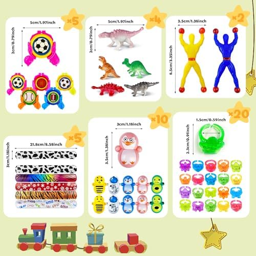 XIPEGPA 80PCS Party Favors Toy Assortment for Classroom Rewards