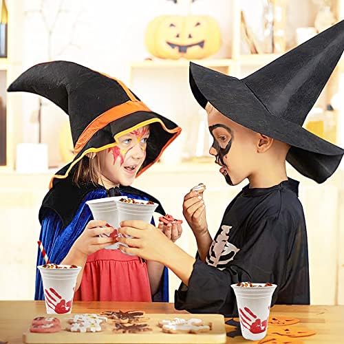 ArtCreativity Blood Print Halloween Party Cups Set of 50