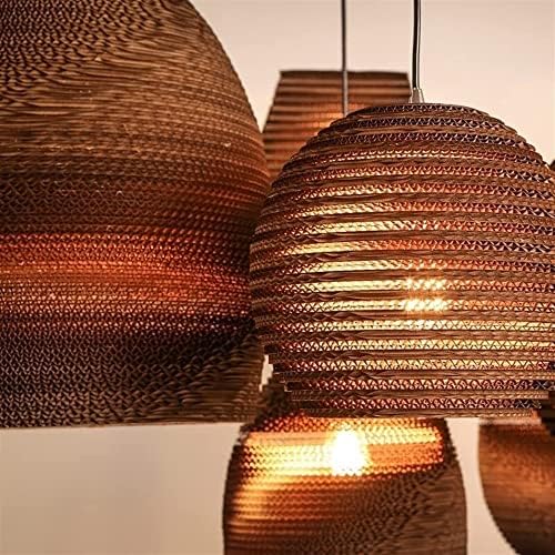 Modern Honeycomb Paper Pendant Light for Living Room and Kitchen