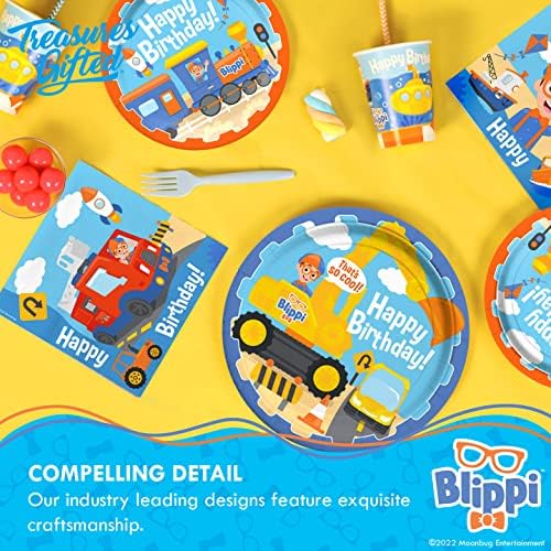 Treasures Gifted Blippi Themed 9oz Paper Cups - 16 Count