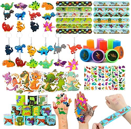 108Pcs Dinosaur Party Favors for Kids Birthday Supplies