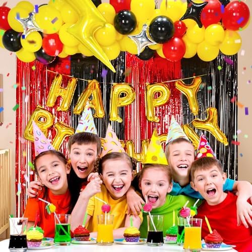 Fine Clutter Cartoon Monster Birthday Decor Kit 205Pcs