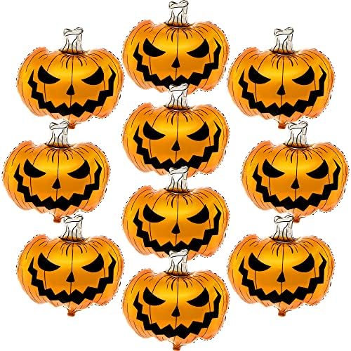 KatchOn Scary Halloween Pumpkin Balloons - 30 Inch Set