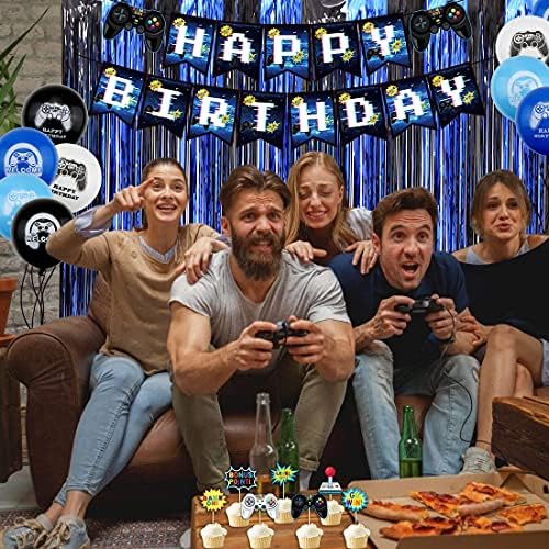 Hegbolke Video Game Party Supplies Set for 20 Guests