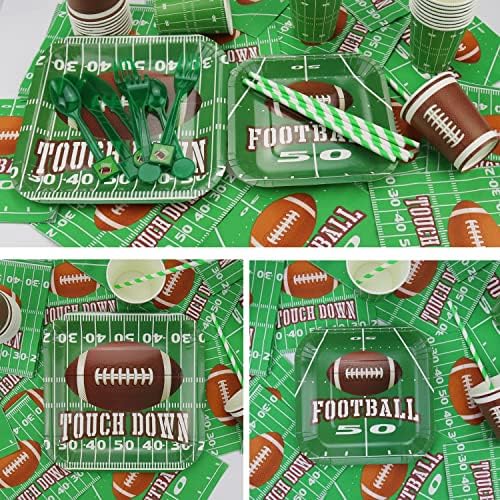 Hegbolke Football Party Decorations Set for 20 Guests
