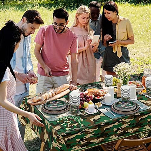 Durony 97 Piece Camouflage Party Supplies Set