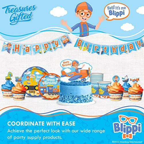 Treasures Gifted Blippi Themed 9oz Paper Cups - 16 Count