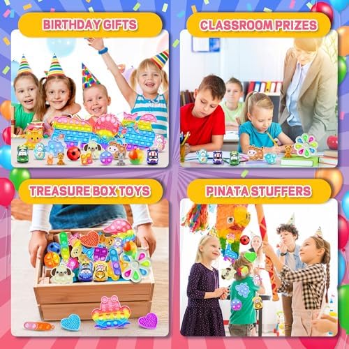 1000 Pcs Fidget Party Favor Toys Pack for Kids