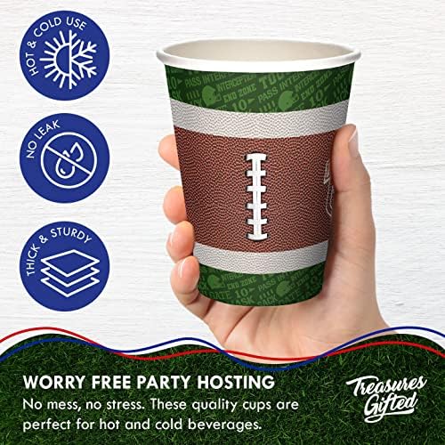 Treasures Gifted Football Cups 16ct