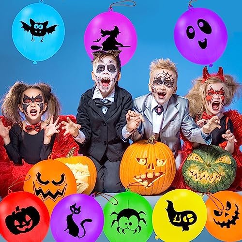 36PCS Halloween Punch Balloons 18in Latex Party Decorations