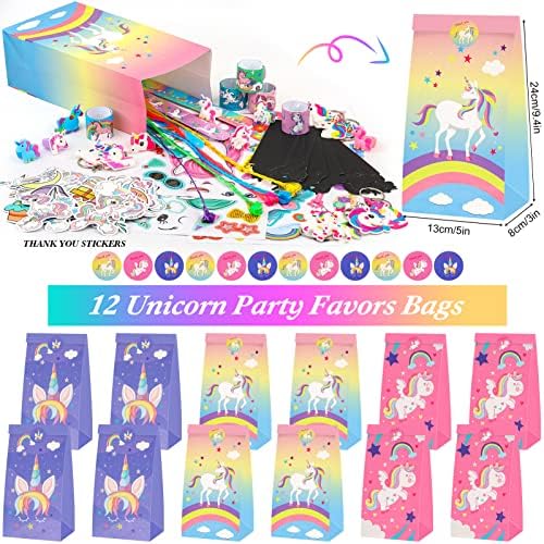 Unicorn Party Favors Set for Kids and Girls