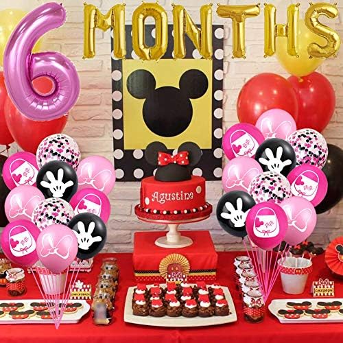 158 Pcs Pink Half Birthday Party Decorations Kit