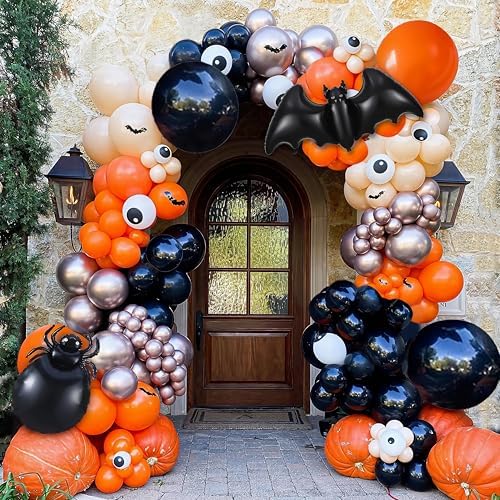 139Pcs Halloween Balloon Garland Arch Kit