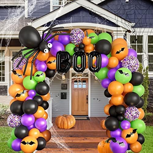 Halloween Balloons Garland Arch Kit DIY Decorations