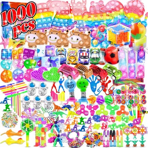 1000 Pcs Fidget Party Favor Toys Pack for Kids