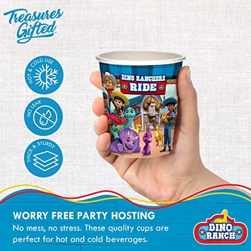 Treasures Gifted Dino Ranch Cups 8 Count