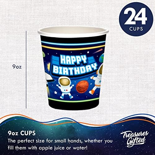 Treasures Gifted Outer Space Paper Cups 24 Count