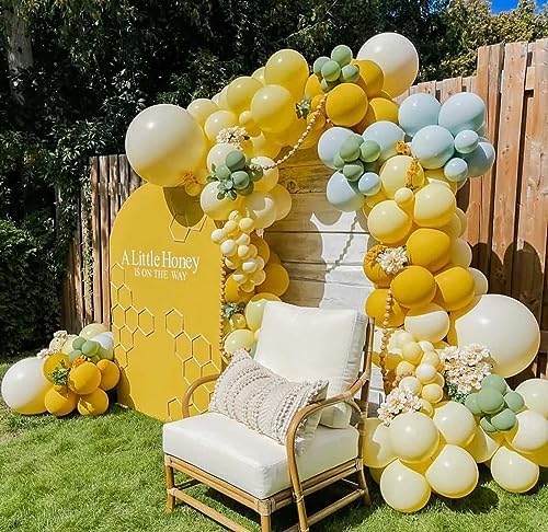 KALOR 60 Pcs 12 Inch Yellow Gold Balloons Decorations
