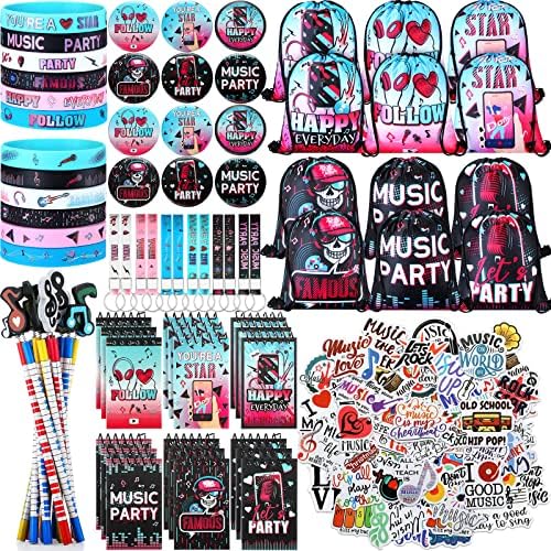 Jexine 128 Pcs Music Party Favor Kit