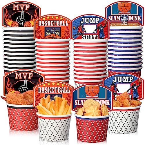 Dandat 96 Piece Basketball Themed Cups Party Decorations