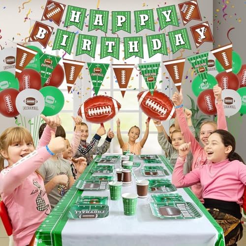 Hegbolke Football Party Decorations Set for 20 Guests