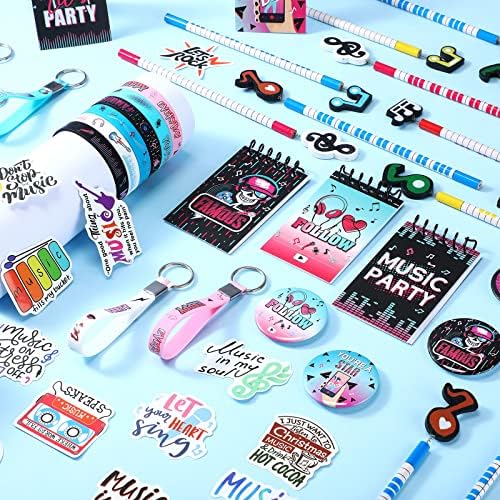 Jexine 128 Pcs Music Party Favor Kit
