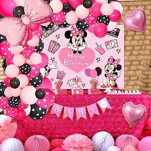 Mouse Birthday Balloon Arch Kit 6x4ft
