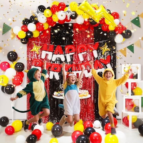 YIIHMEI Birthday Balloon Decorations with Anime Theme