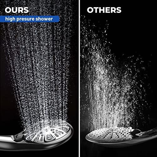 WYBQ Handheld Shower Head with 9 Spray Modes and 59 Hose Bracket