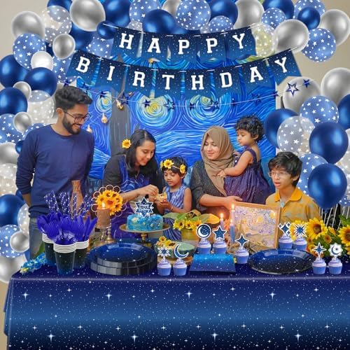 221 Piece Space Galaxy Party Set for 20