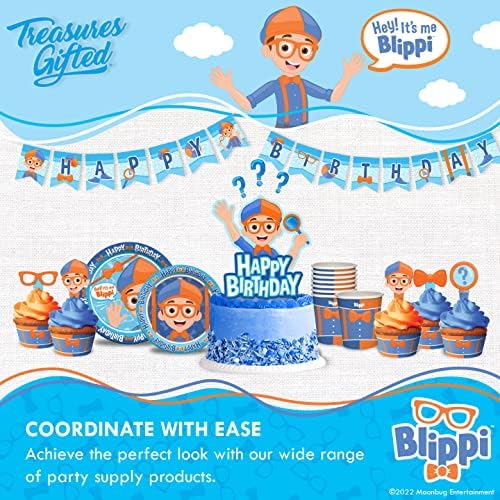 Blippi Themed Paper Cups 16 Count 9oz for Kids Birthday Party
