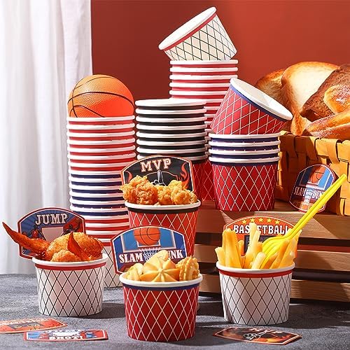 Dandat 96 Piece Basketball Themed Cups Party Decorations