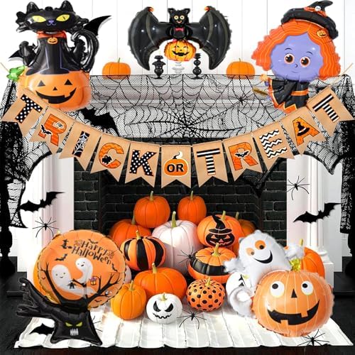 20 Pack Halloween Foil Balloons for Party Decorations