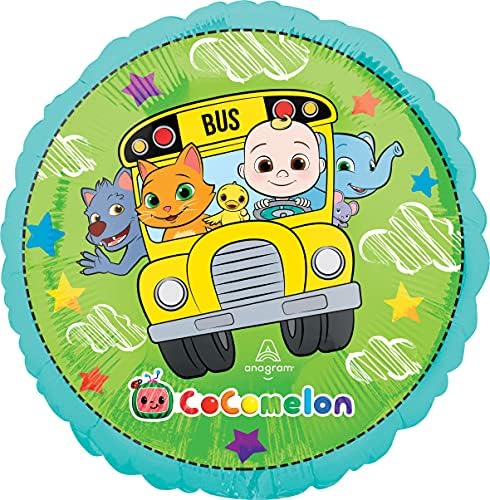 Anagram Cocomelon 3rd Birthday Foil Balloon Decorations
