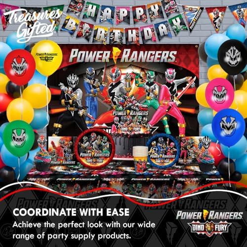 Treasures Gifted Power Rangers Party Cups 8ct