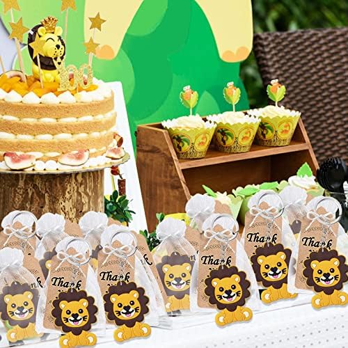 CiciBear 60 Piece Lion Party Favor Pack