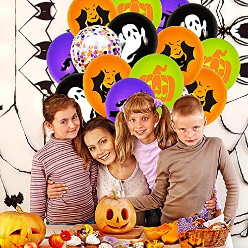 OuMuaMua 62PCS Halloween Balloons Decorations Set