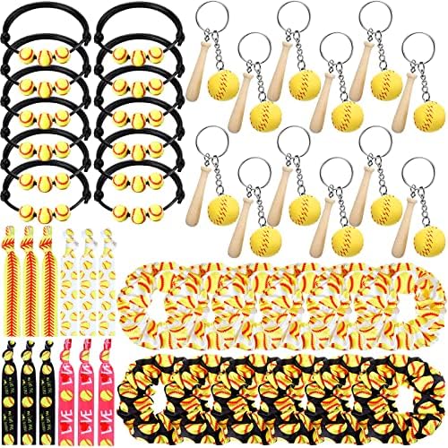 Jexine 48 Pcs Softball Party Favor Set