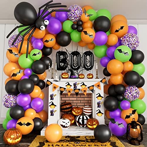 Halloween Balloons Garland Arch Kit DIY Decorations