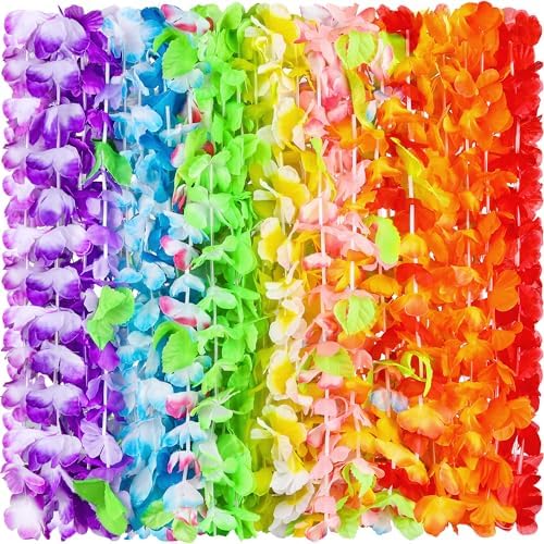 Fovths 500 Piece Hawaiian Lei Garland Set