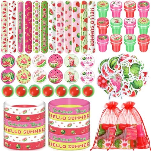 Tondiamo 122 Pcs Watermelon Party Favors Bulk Set