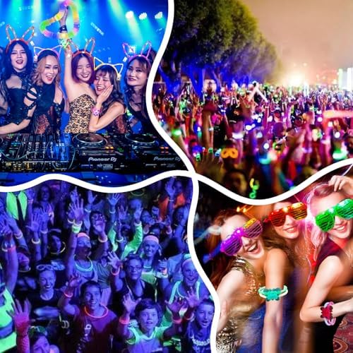 152 Piece Glow in the Dark Party Supplies Set